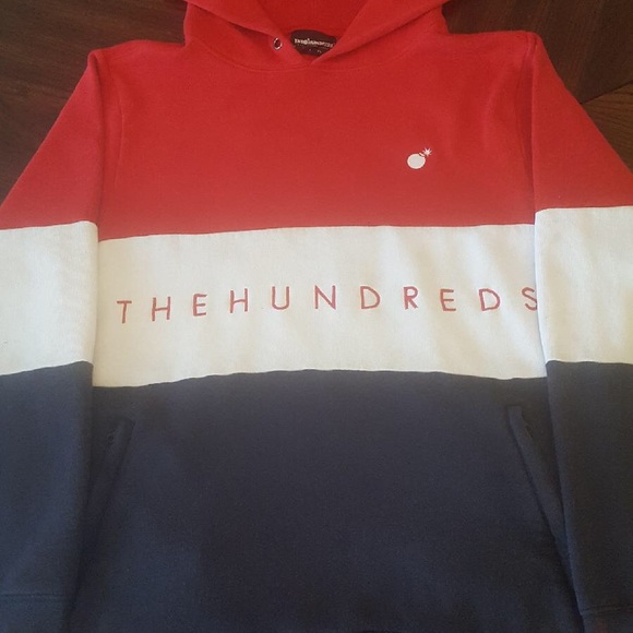 blue hundreds hoodie